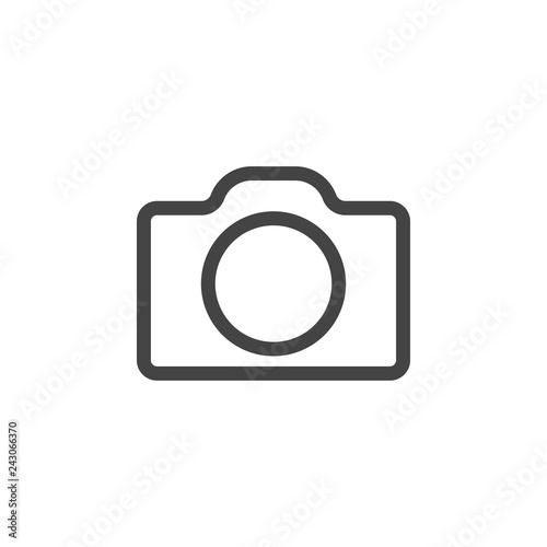 Camera icon graphic design template vector