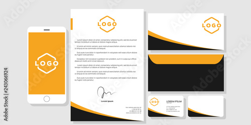 Stationery mockup design branding template