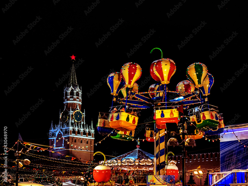 Obraz premium Russia,Moscow, Christmas.