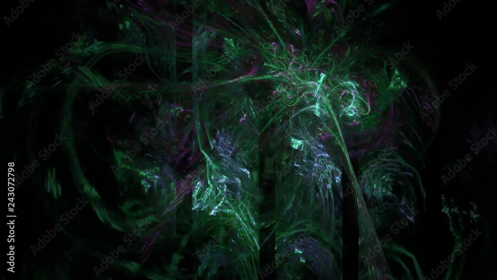 Abstract fractal forms morph and oscillate (Loop) Abstract fractal forms morph and oscillate (Loop)