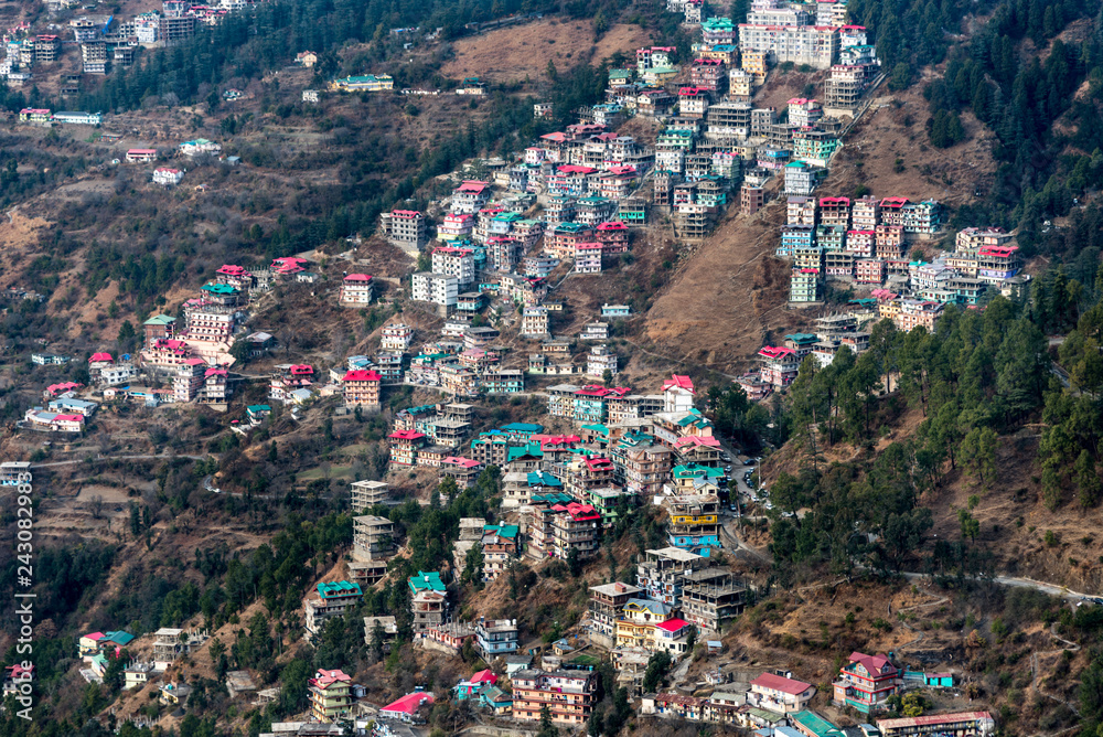 Houses in hills