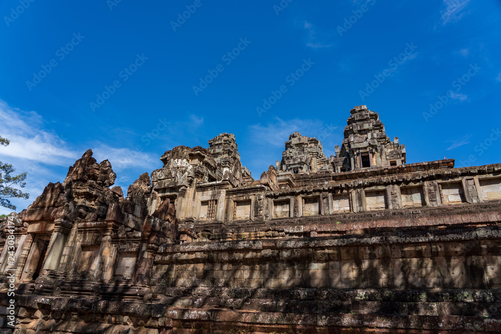 Ta Keo temple ruins at Angkor, Siem Reap Province, Cambodia