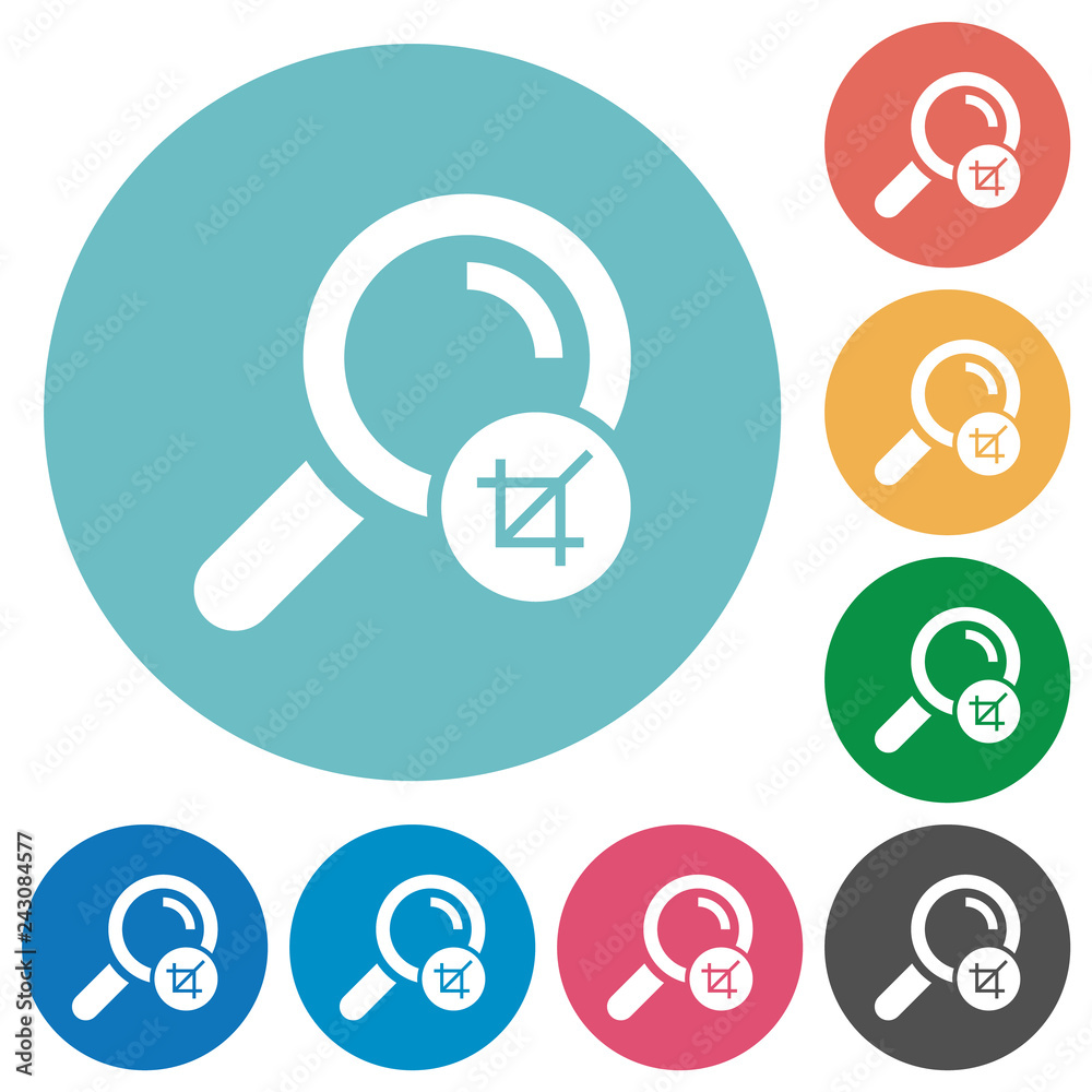 Limiting search results flat round icons Limiting search results flat round icons