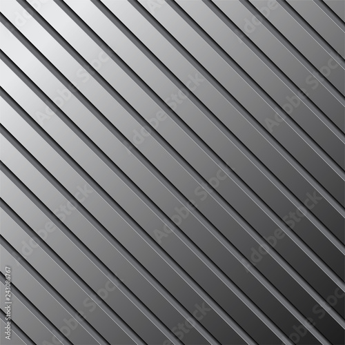 Wallpaper Mural Abstract geometric background of stripes with realistic shadow Torontodigital.ca