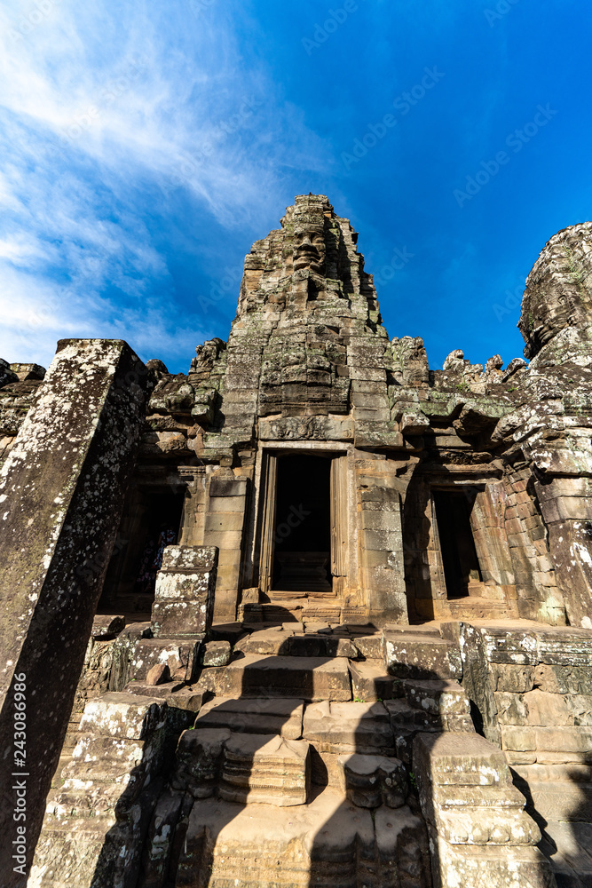 Bayon Angkor Thom ruins at Siem Reap, Cambodia