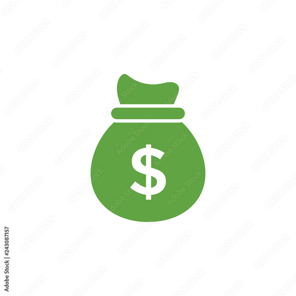 Money bag icon graphic design template vector Money bag icon graphic design template vector