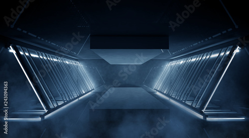 White neon lamps in bright,...