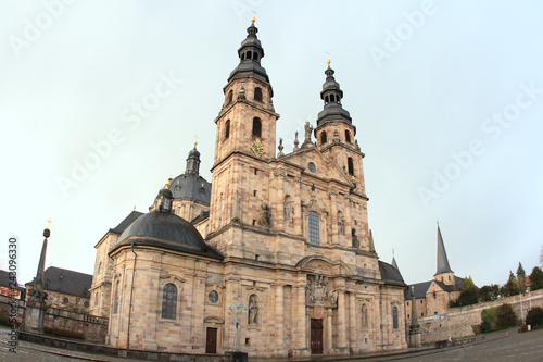 Fulda Cathedral,the burial place of Saint Boniface and landmark in Germany