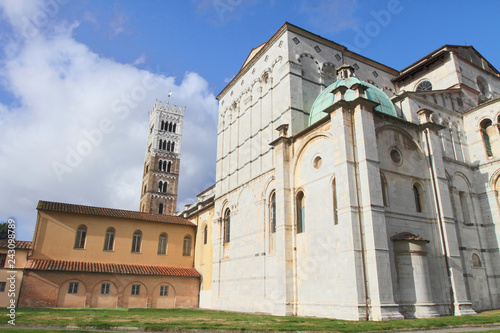 historic centre of Lucca of Tuscany, Italy 