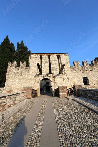 castle of Brescia, historic landmark in Italy 