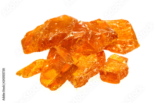 Obraz na plátně rosin isolated on white background
