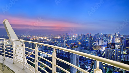 bangkok city hight view