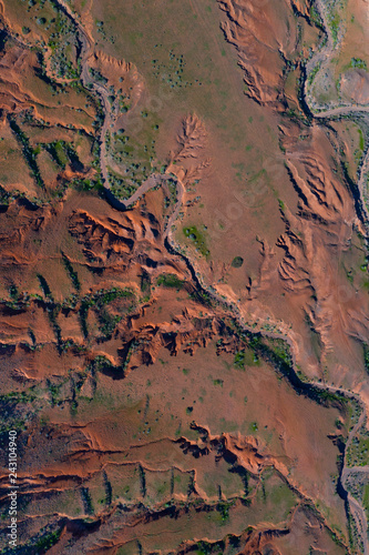 Eroded landscape, Los Valles, Lanzarote Island, Canary Islands, Spain, Europe