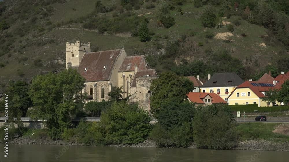 Church of St Michael, Wachau Valley, River Danube, UNESCO area, Austria Church of St Michael, Wachau Valley, River Danube, UNESCO area, Austria