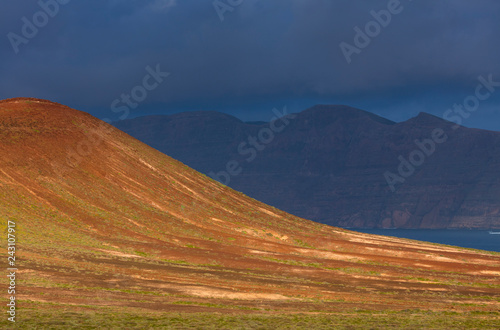 Riscos de Famara, Lanzarote Island, Canary Islands, Spain, Europe photo