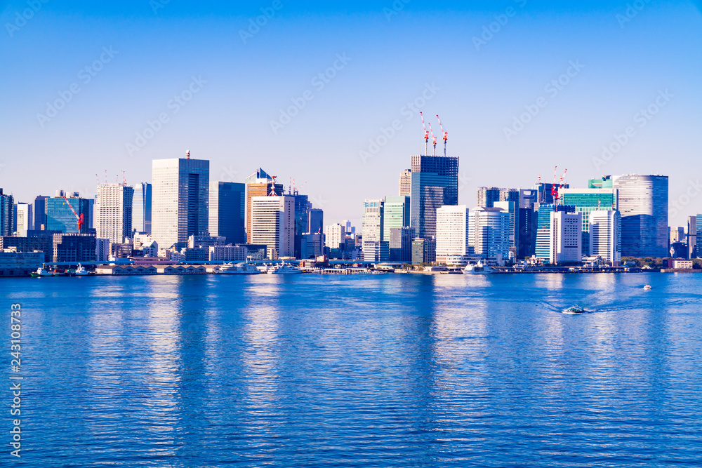 Naklejka premium 風景物語(レインボーブリッジ) 