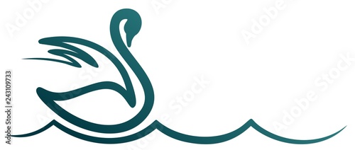 Symbol of swan.