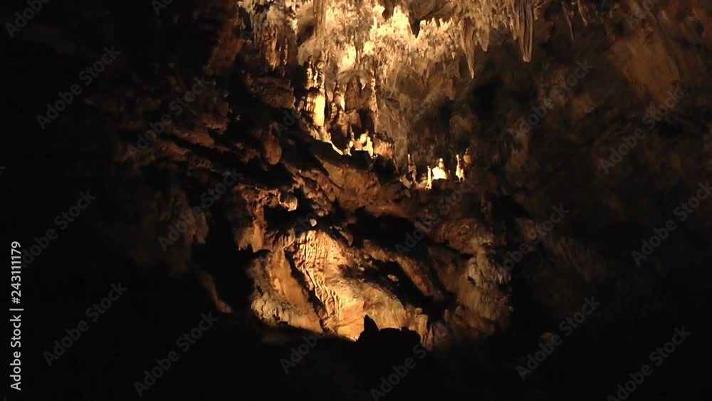 This cavern in Pennsylvania is filled with water - part of an aquifer. This cavern in Pennsylvania is filled with water - part of an aquifer.
