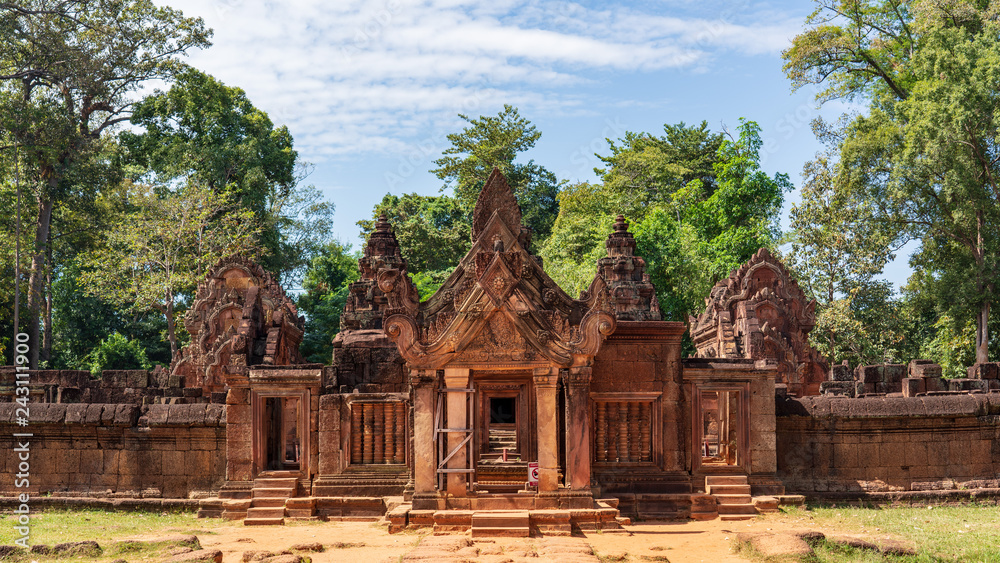 Fototapeta premium Banteay Srei, Angkor, Cambodia