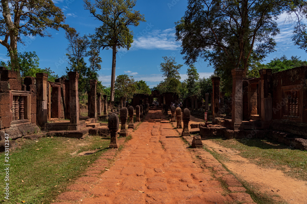 Aproach at Banteay Srei, Angkor, Cambodia
