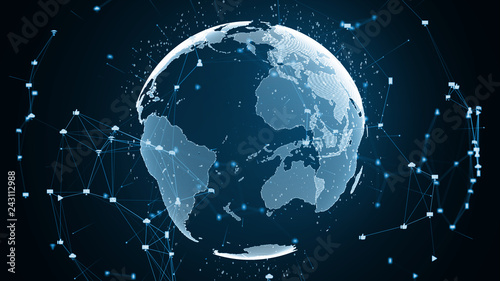 Social global network concept.