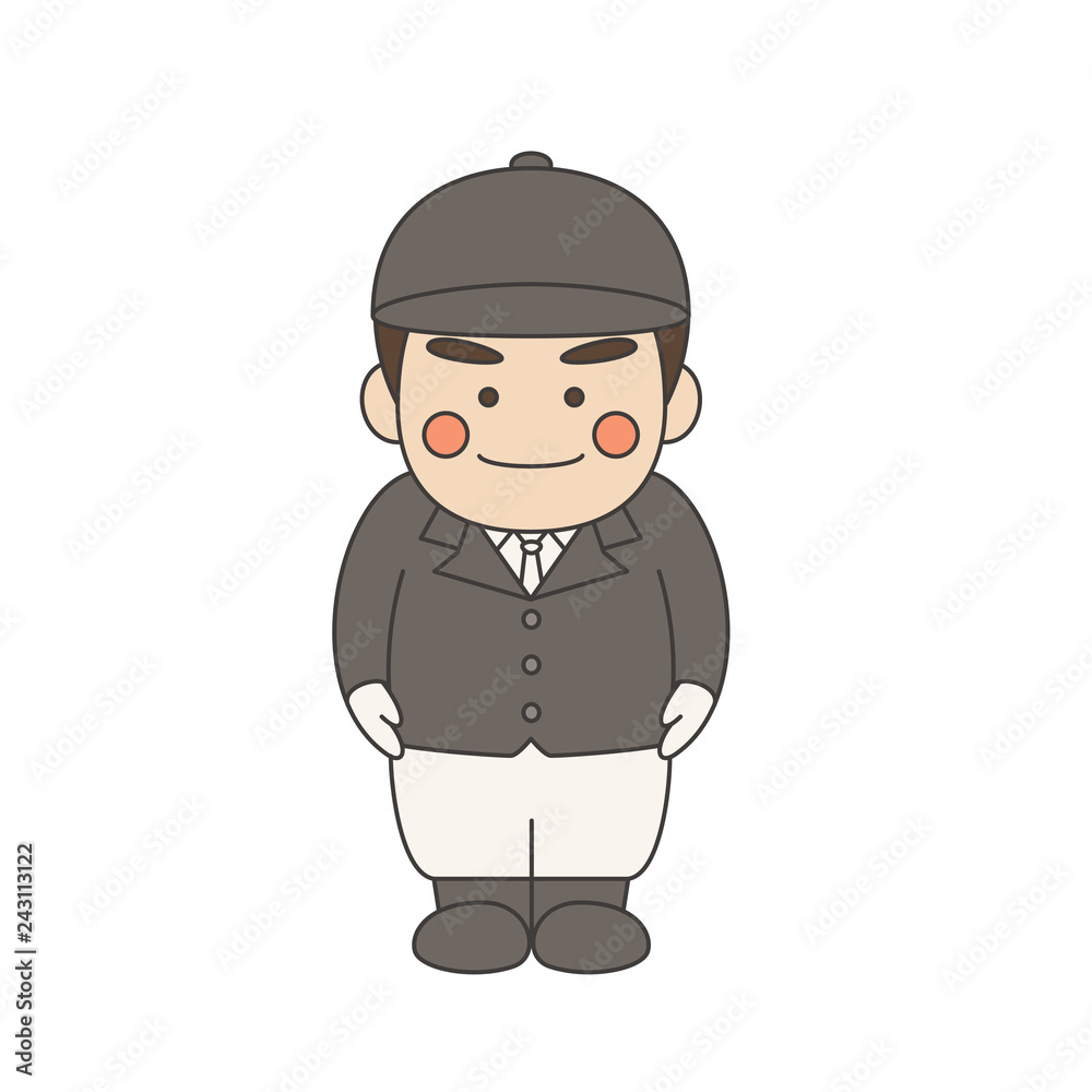 男性キャラクター乗馬 男性キャラクター乗馬