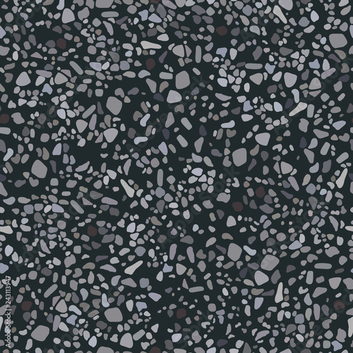 The texture of the asphalt road.