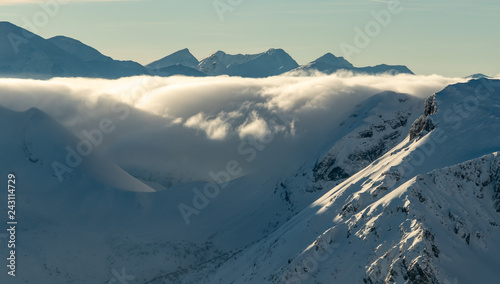 Fototapeta Naklejka Na Ścianę i Meble -  View of the Tatra Mountains from Kasprowy Wierch