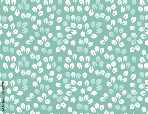 Leaves Pattern. Endless Background. Seamless