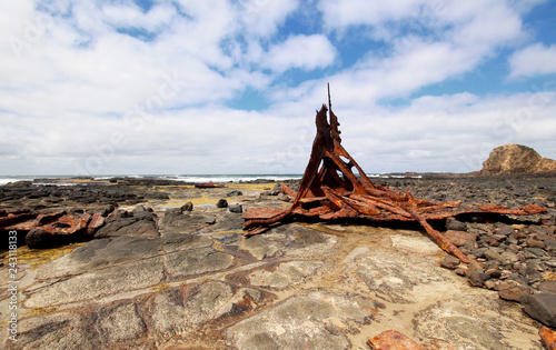 The remains of S. S. Speke photo