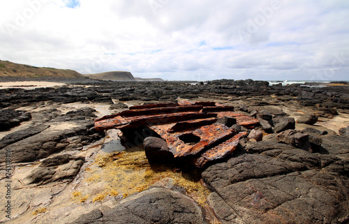 The remains of S. S. Speke photo