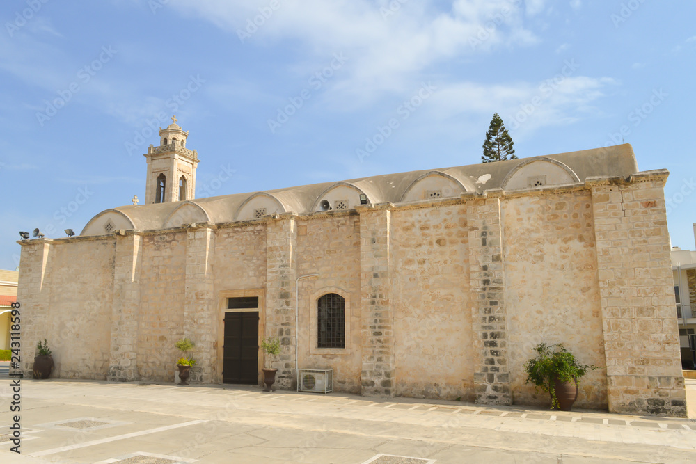 Old Saint George Church on Paralimni, Cyprus on June 12, 2018.