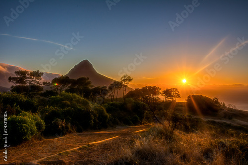 Sunset Cape Town photo