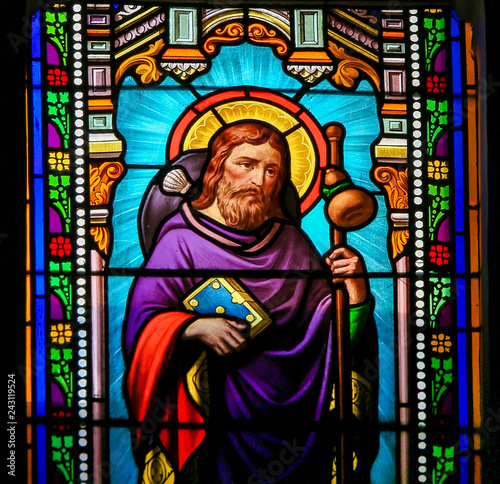 Saint James the Greater - Stained Glass in Antibes Church