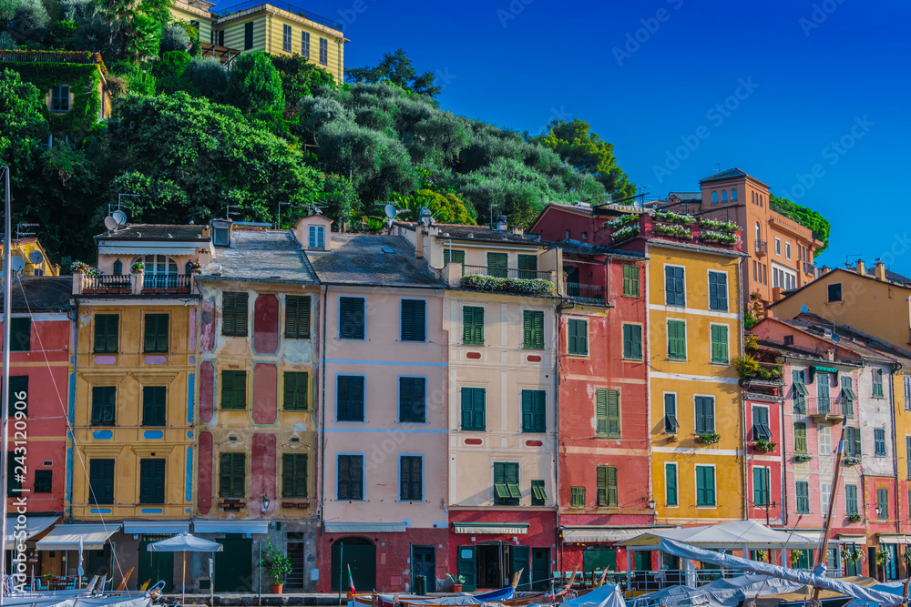 Naklejka premium Picturesque fishing village Portofino, Liguria, Italy
