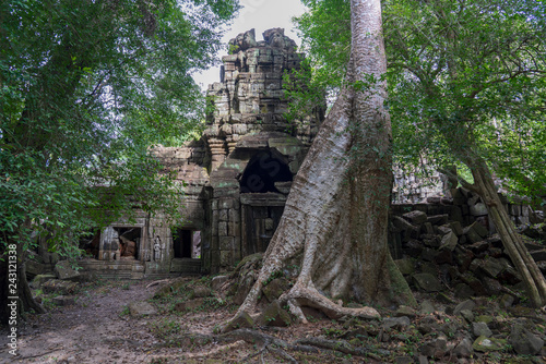 Preah Khan temple at Angkor...