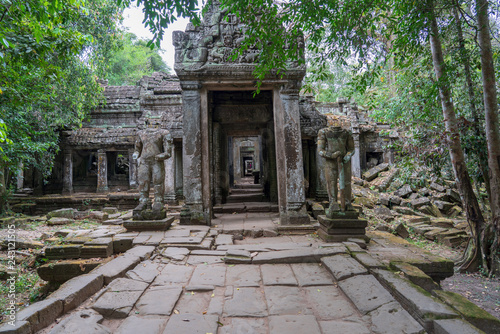 Preah Khan temple at Angkor...
