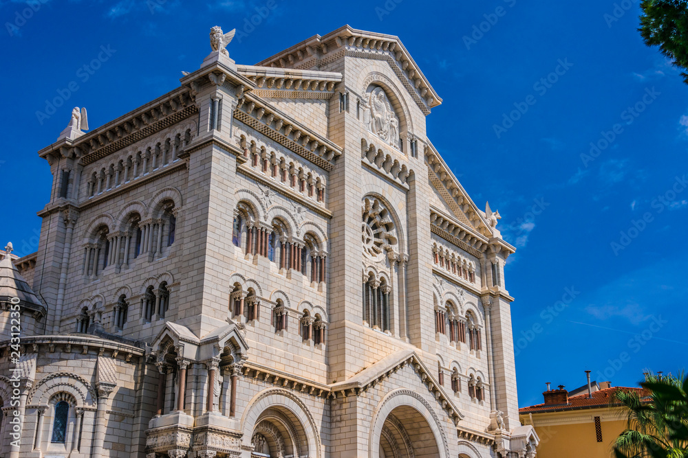 Saint Nicholas Cathedral in Monaco on French Riviera
