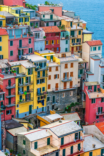 Picturesque town of Manarola  Liguria  Italy
