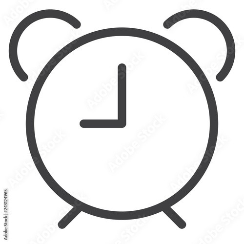 Clock line icon