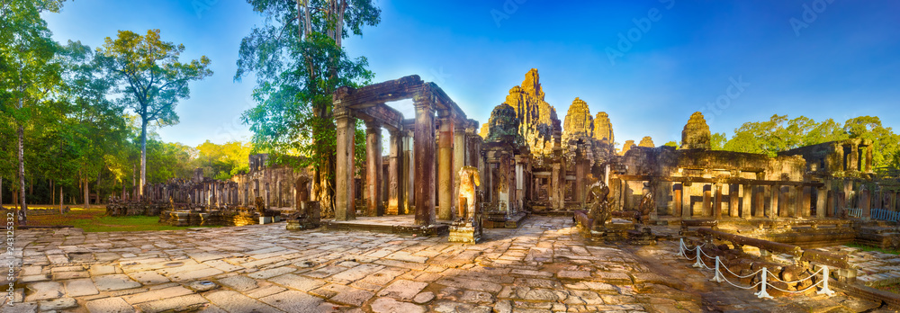Fototapeta premium Bayon temple in Angkor Thom. Siem Reap. Cambodia