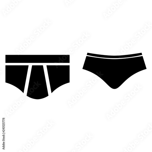 mens underwear shorts icon black