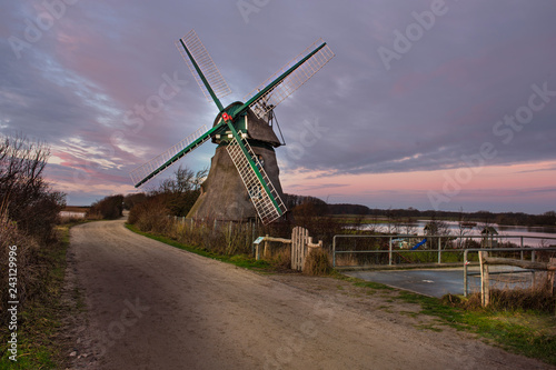 Windmill on a sunny day