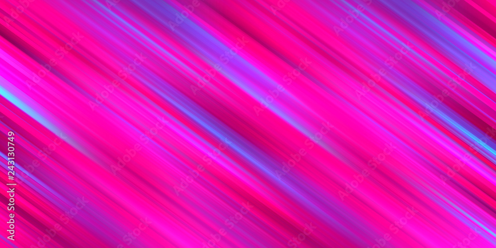 Plakat Bright color movement abstract background with pink lines for unique designs.