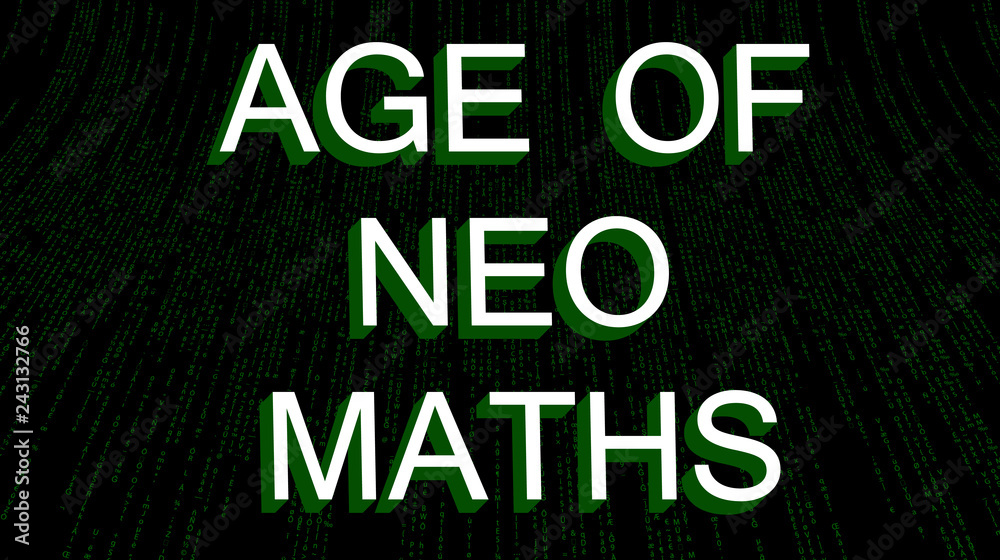 Age of Neo Maths. Background vector design illustration Age of Neo Maths. Background vector design illustration