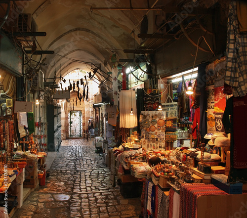 Old street in Jerusalem. Israel