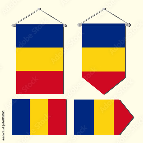 Romania national flag
