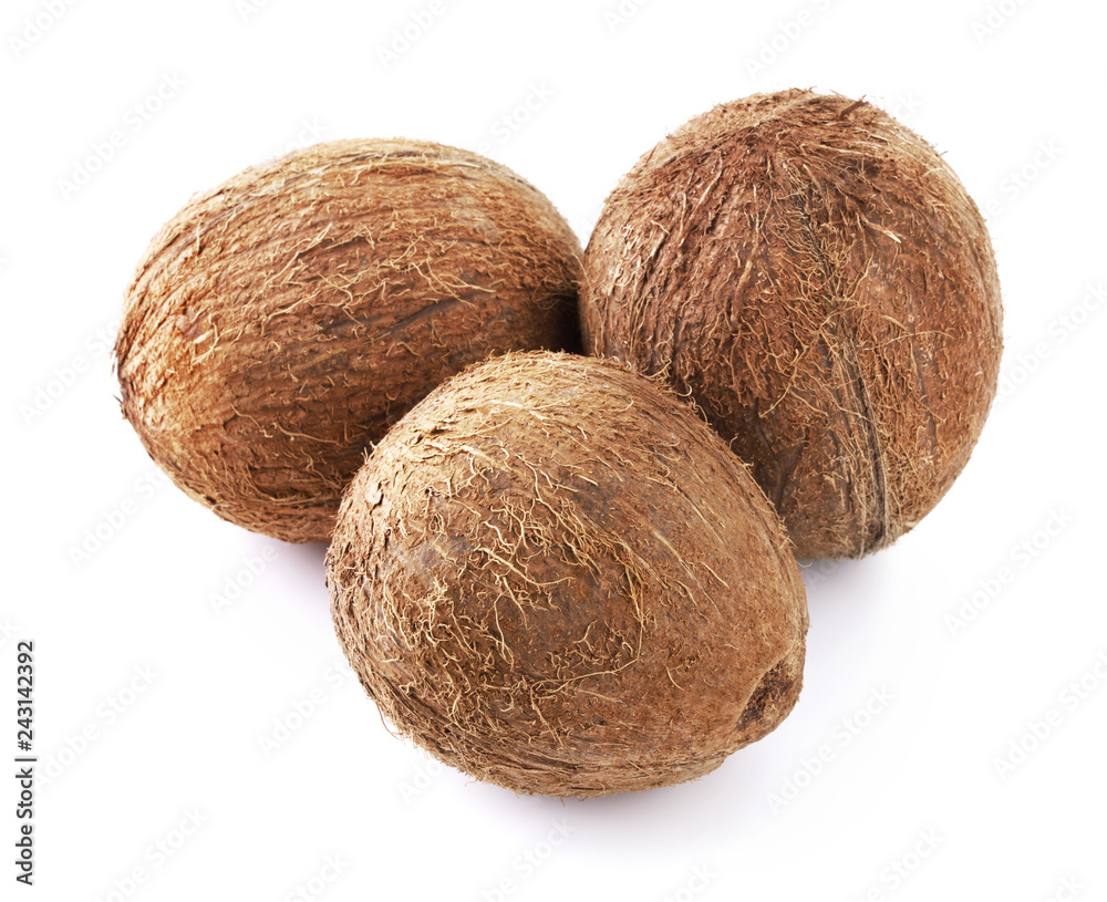 coconut isolated on white background coconut isolated on white background