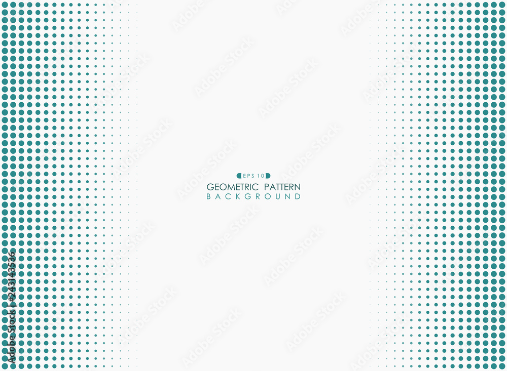 Abstract of blue dot pattern of side space background. Abstract of blue dot pattern of side space background.