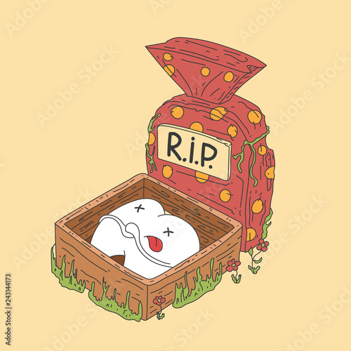 the tooth was killed by sweet candy. harm tooth sugar